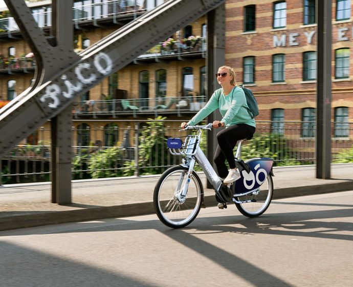 Mit dem e-SMARTbike durch Leipzig © nextbike GmbH